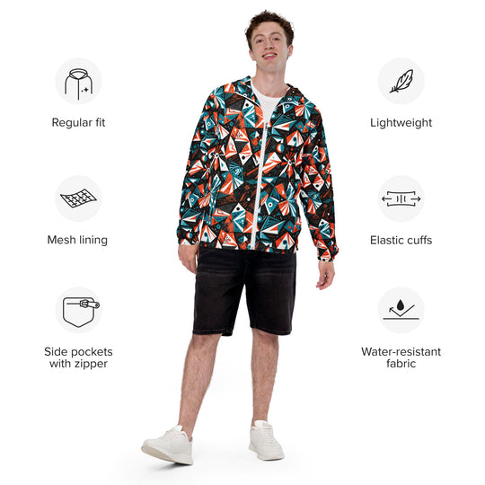 Adversarial Men’s windbreaker - VisibleToHumans